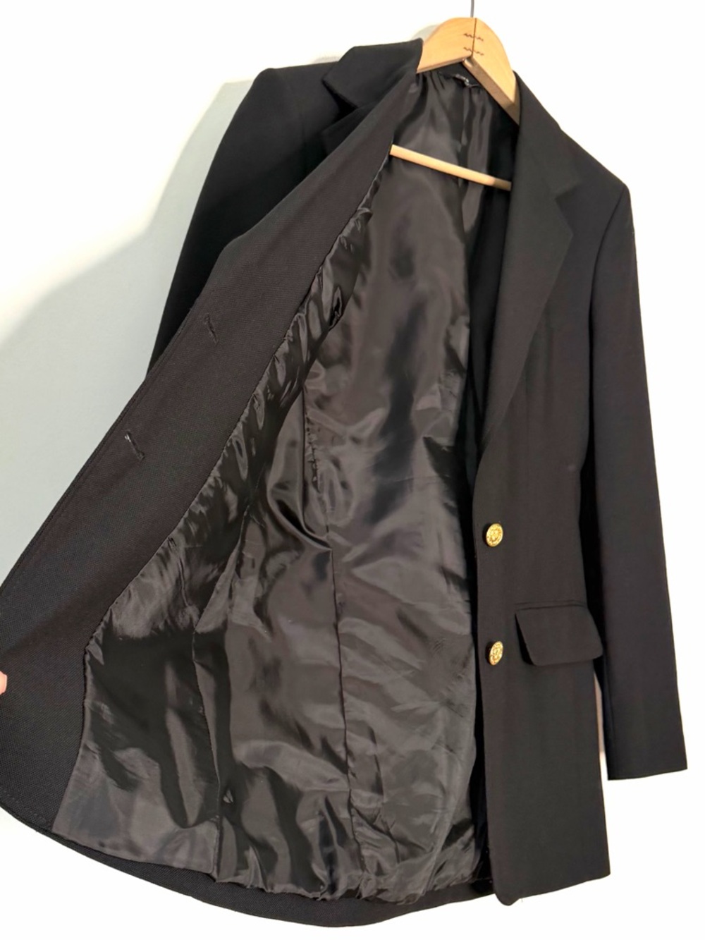 Edward’s Black Essential Polyester Blazer Size 0T - Picture 3 of 9